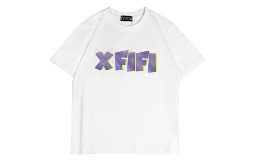 X-FIFI 로고 반팔티셔츠/FM8WTS01F WHITE